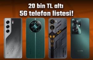 20.000 TL altı 5G telefonlar (2025)